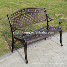 All weather  garden furniture  cast aluminum park bench  metal chairs outdoor furniture set